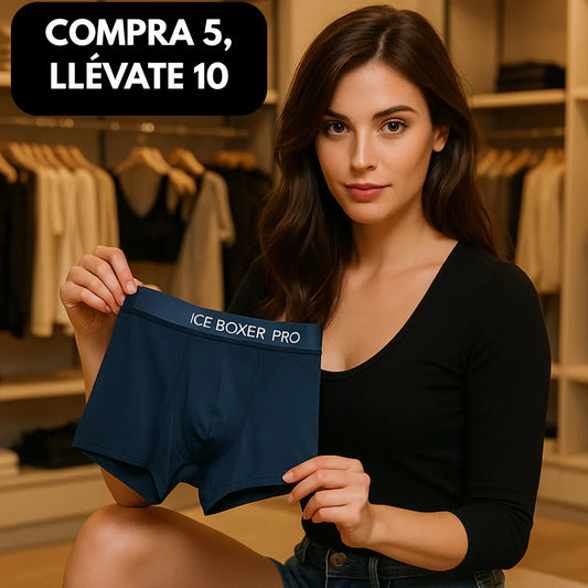 Ice Boxer Pro™ – Calzoncillos con Comodidad de Otro Nivel – ¡Compra 5 y recibe 10!