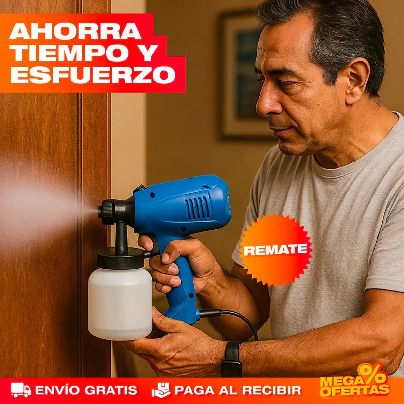 Pulverizadora de Pintura Profesional con Compresor Especializado